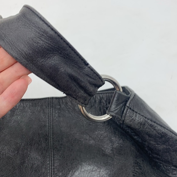 Hobo International Large Black Satchel Shoulder Bag BP5509E - Picture 8 of 15